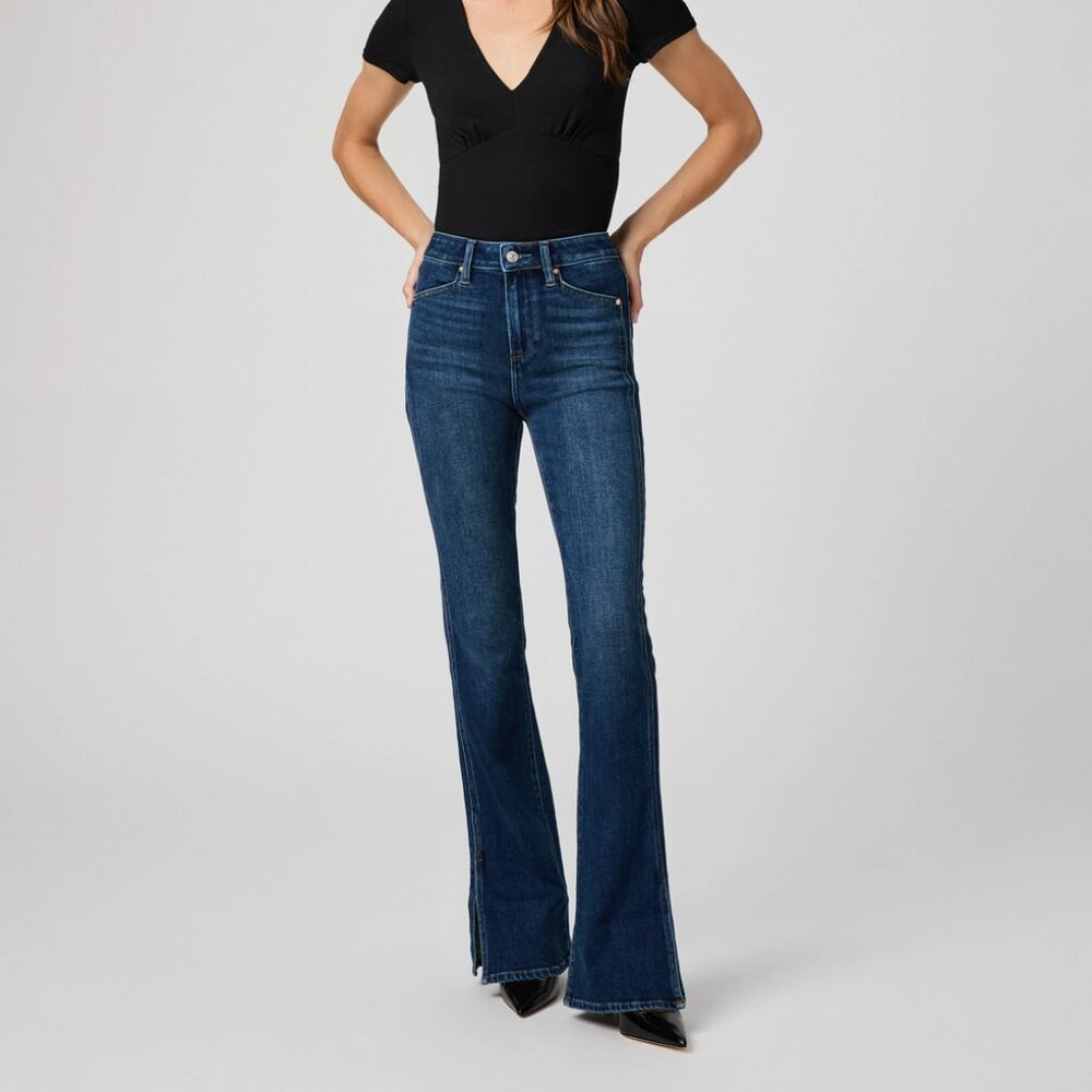 Paige High Rise Laurel Canyon Bootcut Jean 26 - Picture 7 of 8